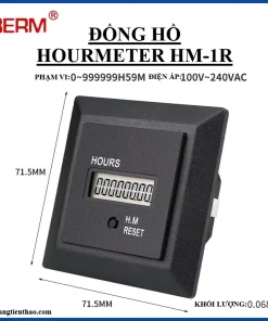 Đồng Hồ Hour Meter Hiệu Berm
